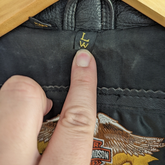 Harley Davidson Leather Jacket with Fringe - Picture 3 of 8
